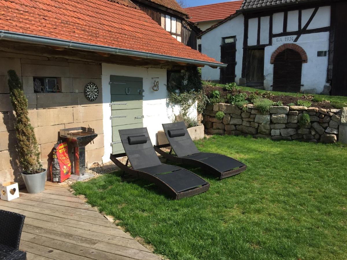 Ferienhaus Hassgautor Aidhausen エクステリア 写真