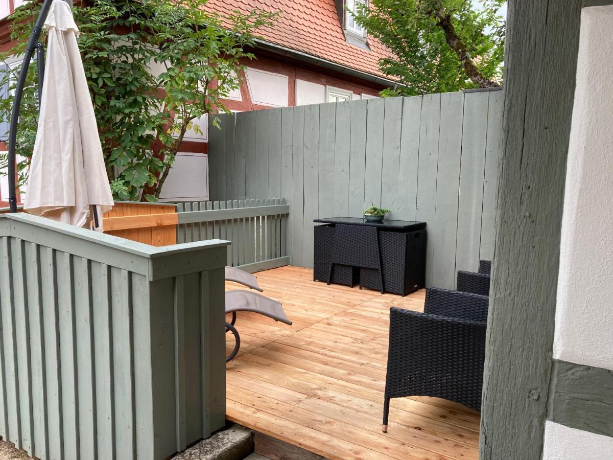 Ferienhaus Hassgautor Aidhausen エクステリア 写真