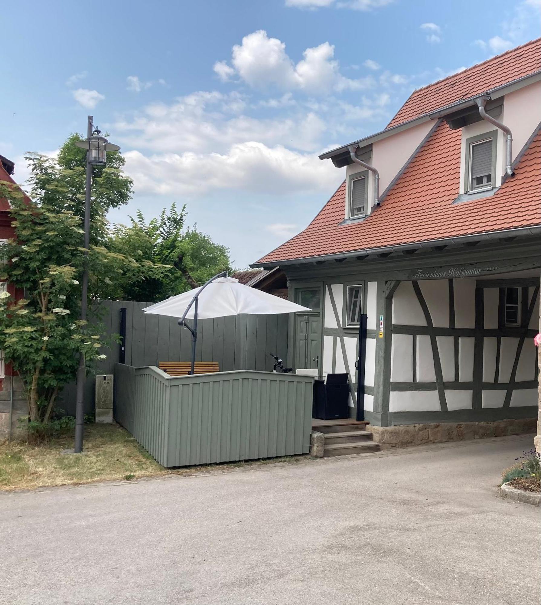 Ferienhaus Hassgautor Aidhausen エクステリア 写真