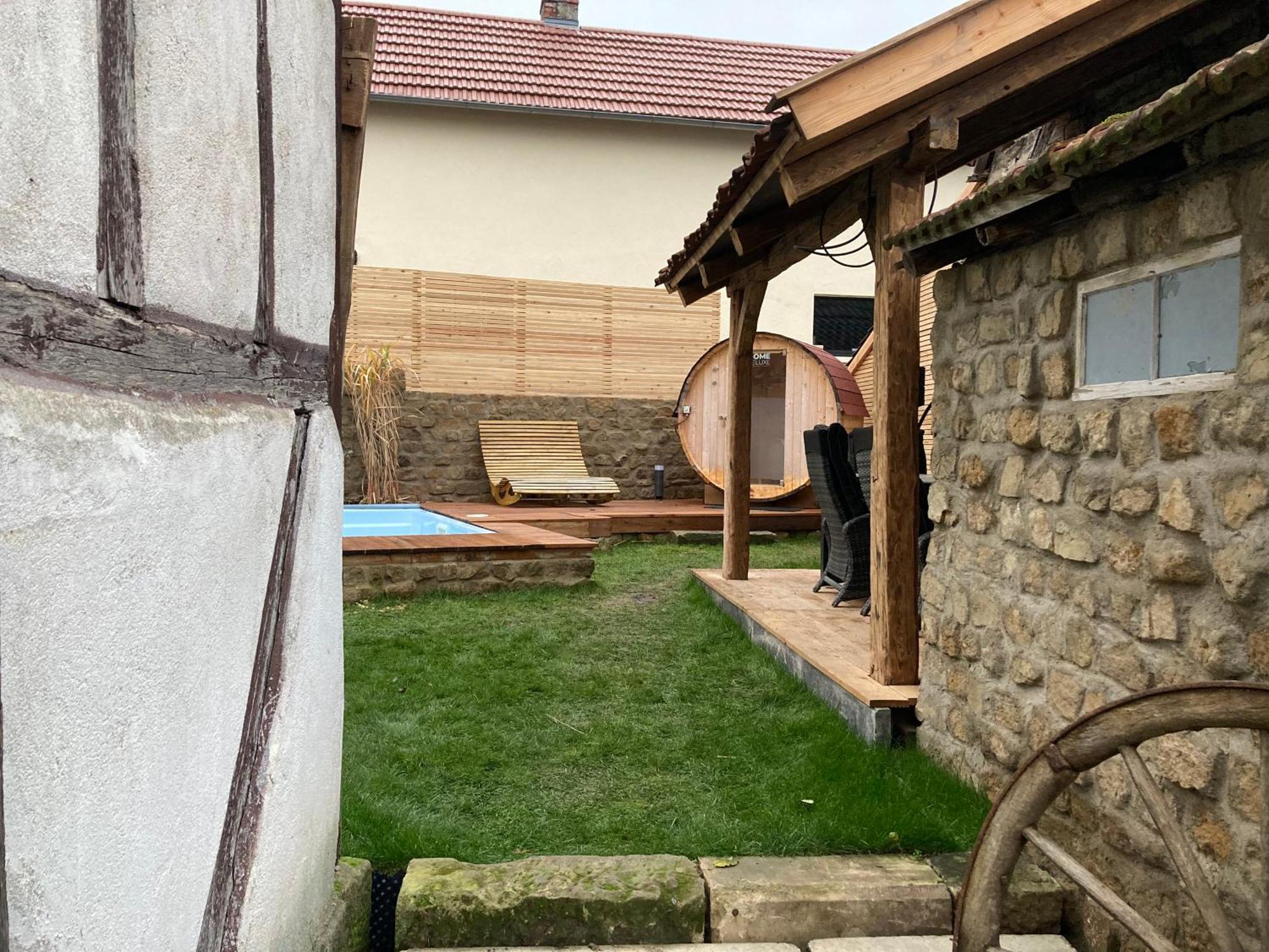 Ferienhaus Hassgautor Aidhausen エクステリア 写真